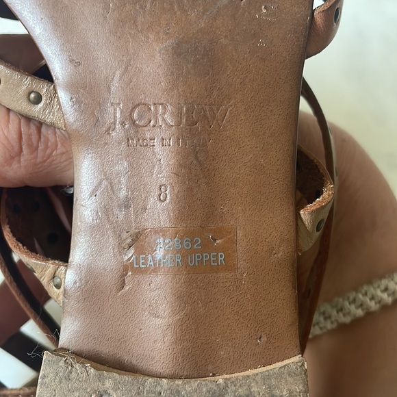 J Crew Leather Gladiator Sandals - Picture 11 of 13